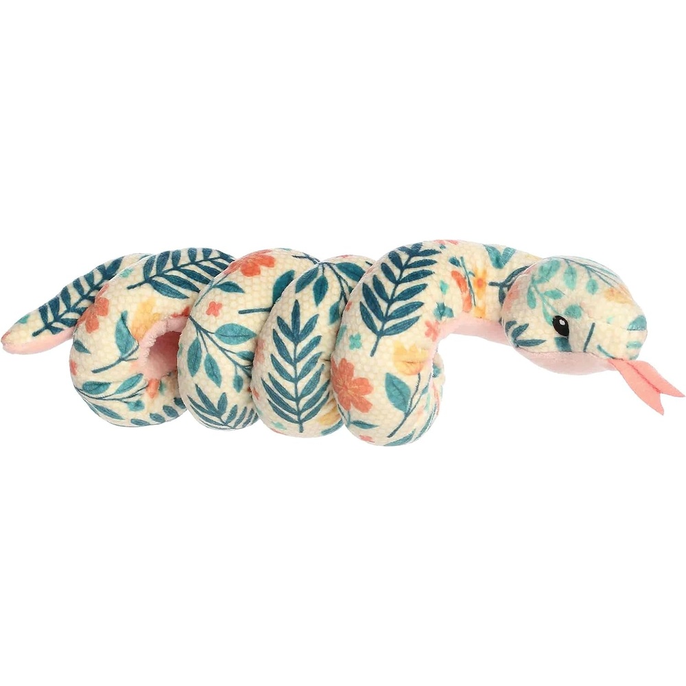 image:imageAurora Playful Wrist Wranglers Garden Party Snake Stuffed Animal  Vibrant Colors for an EyeCatching Design  Perfect for Kids and Costumes  Multicolor 8 Inches