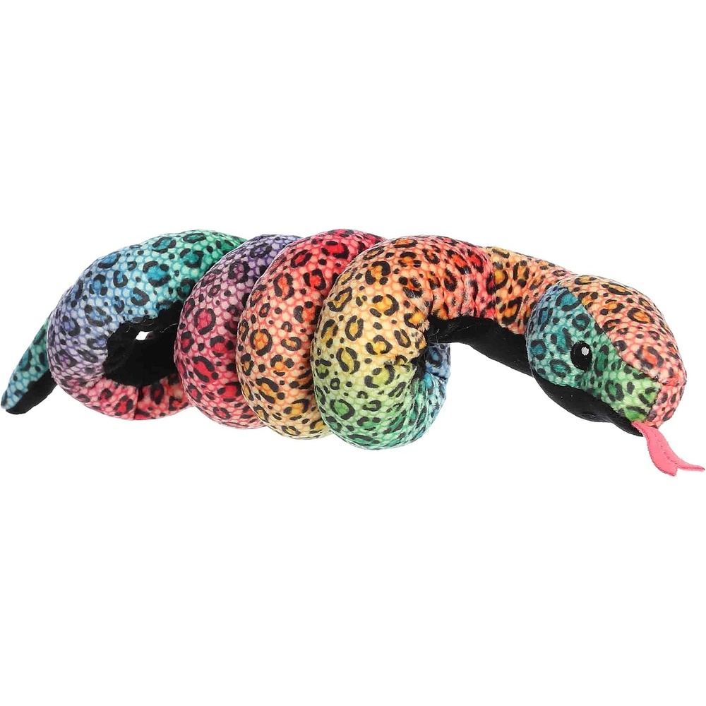 image:imageAurora Playful Wrist Wranglers Sassy Safari Snake Stuffed Animal  Vibrant Colors for an EyeCatching Design  Perfect for Kids and Costumes  Multicolor 8 Inches