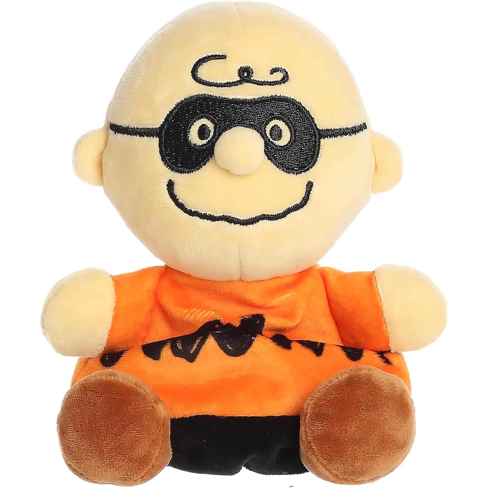 image:imageAurora Spooky Peanuts Masked Charlie Brown Palm Pals Stuffed Animal  Officially Licensed Toys for All Snoopy Fans  Perfect for Halloween Decorations and Gifts  Multicolor 5 Inches