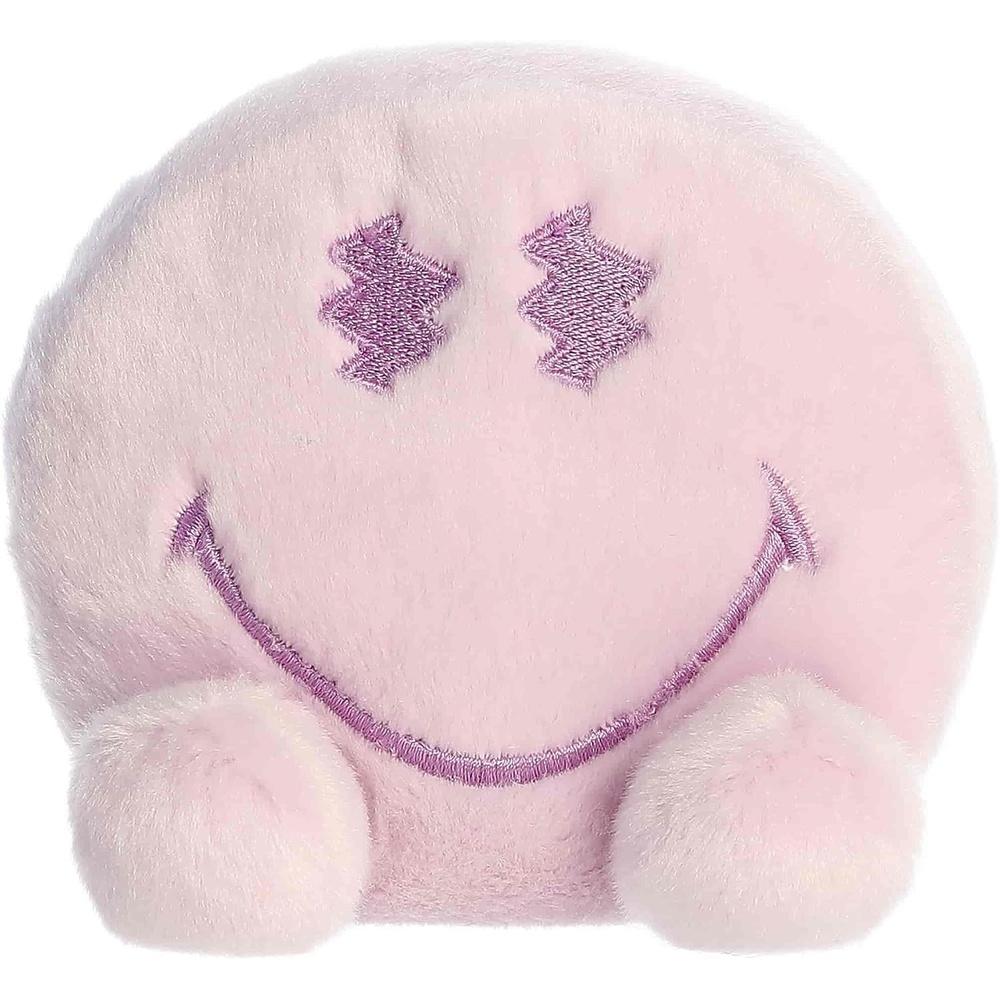 image:imageAurora Vibrant SmileyWorld Palm Pals Stuffed Animal  EyeCatching Designs for Retro Decor  Toys for Bedrooms Birthday Gifts and Celebrations  Vibe 5 Inches