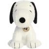Aurora® Adorable Peanuts® 75th Anniversary Limited Edition Snoopy™ Stuffed Animal – Officially Licensed Toys for All Snoopy Fans – Nostalgic Gift for Adults and Birthday Celebrations – 8 Inches