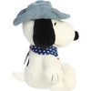 Aurora Adorable Peanuts Americana Snoopy Stuffed Animal – Officially Licensed Toys for All Snoopy Fans – Nostalgic Gift for Adults and Birthday Celebrations – White 8 Inches