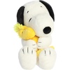Aurora® Adorable Peanuts® Big Hugs Snoopy™ & Woodstock Stuffed Animal – Officially Licensed Toys for All Snoopy Fans – Nostalgic Gift for Adults and Birthday Celebrations – 13 Inches
