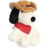 Aurora Adorable Peanuts Cowboy Snoopy Stuffed Animal – Officially Licensed Toys for All Snoopy Fans – Nostalgic Gift for Adults and Birthday Celebrations – White 8 Inches