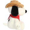 Aurora Adorable Peanuts Cowboy Snoopy Stuffed Animal – Officially Licensed Toys for All Snoopy Fans – Nostalgic Gift for Adults and Birthday Celebrations – White 8 Inches