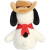 Aurora Adorable Peanuts Cowboy Snoopy Stuffed Animal – Officially Licensed Toys for All Snoopy Fans – Nostalgic Gift for Adults and Birthday Celebrations – White 8 Inches