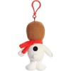 Aurora® Adorable Peanuts® Flying Ace Clip-On Stuffed Animal – Officially Licensed Toys for All Snoopy Fans – Nostalgic Gift for Adults and Birthday Celebrations – White 6 Inches