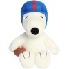 Aurora® Adorable Peanuts® Football Snoopy Stuffed Animal – Officially Licensed Toys for All Snoopy Fans – Nostalgic Gift for Adults and Birthday Celebrations – White 8 Inches