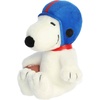 Aurora® Adorable Peanuts® Football Snoopy Stuffed Animal – Officially Licensed Toys for All Snoopy Fans – Nostalgic Gift for Adults and Birthday Celebrations – White 8 Inches