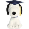 Aurora Adorable Peanuts Graduation Snoopy Stuffed Animal – Officially Licensed Toys For All Snoopy Fans – A Gift of Affection to Express Congratulations – White 9 Inches