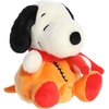 Aurora® Adorable Peanuts® Palm Pals™ Astronaut Snoopy™ Stuffed Animal – Officially Licensed Toys for All Snoopy Fans – Nostalgic Gift for Adults and Birthday Celebrations – Orange 5 Inches