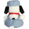 Aurora® Adorable Peanuts® Palm Pals™ Train Engineer Snoopy™ Stuffed Animal – Officially Licensed Toys for All Snoopy Fans – Nostalgic Gift for Adults and Birthday Celebrations – Blue 6 Inches