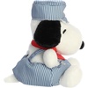 Aurora® Adorable Peanuts® Palm Pals™ Train Engineer Snoopy™ Stuffed Animal – Officially Licensed Toys for All Snoopy Fans – Nostalgic Gift for Adults and Birthday Celebrations – Blue 6 Inches