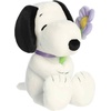 Aurora Adorable Peanuts Snoopy Stuffed Animal – Officially Licensed Toys For All Snoopy Fans – Seasonal Plush For The Spring Season – Purple Flower 9 Inches