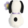 Aurora Adorable Peanuts Snoopy Stuffed Animal – Officially Licensed Toys For All Snoopy Fans – Seasonal Plush For The Spring Season – Purple Flower 9 Inches