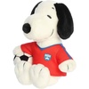 Aurora® Adorable Peanuts® Soccer Snoopy Stuffed Animal – Officially Licensed Toys for All Snoopy Fans – Nostalgic Gift for Adults and Birthday Celebrations – White 8 Inches