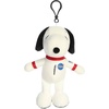 Aurora® Adorable Peanuts® Spacesuit Snoopy Clip-On – Officially Licensed Toys for All Snoopy Fans – Nostalgic Gift for Adults and Birthday Celebrations – White 7 Inches