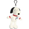 Aurora® Adorable Peanuts® Spacesuit Snoopy Clip-On – Officially Licensed Toys for All Snoopy Fans – Nostalgic Gift for Adults and Birthday Celebrations – White 7 Inches