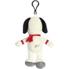 Aurora® Adorable Peanuts® Spacesuit Snoopy Clip-On – Officially Licensed Toys for All Snoopy Fans – Nostalgic Gift for Adults and Birthday Celebrations – White 7 Inches