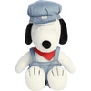Aurora® Adorable Peanuts® Train Engineer Snoopy™ Stuffed Animal – Officially Licensed Toys for All Snoopy Fans – Nostalgic Gift for Adults and Birthday Celebrations – 14 Inches