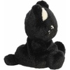 Aurora® Enchanting Tasty Peach® Meowchi Palm Pals™ Stuffed Animal – Bright & Colorful Design for Room Decor – Perfect for Adults, Kids, and Birthdays – Black Sesame 5 Inches
