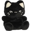 Aurora® Enchanting Tasty Peach® Meowchi Palm Pals™ Stuffed Animal – Bright & Colorful Design for Room Decor – Perfect for Adults, Kids, and Birthdays – Black Sesame 5 Inches