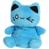 Aurora® Enchanting Tasty Peach® Meowchi Palm Pals™ Stuffed Animal – Bright & Colorful Design for Room Decor – Perfect for Adults, Kids, and Birthdays – Electric Blue 5 Inches