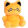 Aurora® Enchanting Tasty Peach® Meowchi Palm Pals™ Stuffed Animal – Bright & Colorful Design for Room Decor – Perfect for Adults, Kids, and Birthdays – Kinetic Orange 5 Inches