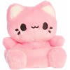 Aurora® Enchanting Tasty Peach® Meowchi Palm Pals™ Stuffed Animal – Bright & Colorful Design for Room Decor – Perfect for Adults, Kids, and Birthdays – Strawberry 5 Inches