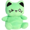 Aurora® Enchanting Tasty Peach® Meowchi Palm Pals™ Stuffed Animal – Bright & Colorful Design for Room Decor – Perfect for Adults, Kids, and Birthdays – Toxic Green 5 Inches