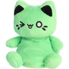 Aurora® Enchanting Tasty Peach® Meowchi Palm Pals™ Stuffed Animal – Bright & Colorful Design for Room Decor – Perfect for Adults, Kids, and Birthdays – Toxic Green 5 Inches