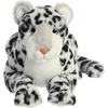 Aurora® Exquisite Luxe Boutique™ Asha White Leopard™ Stuffed Animal – Luxurious Elegance – Sensory Delight – White 19 Inches