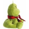 Aurora® Festive Dr. Seuss™ Grinch with Scarf Palm Pals™ Stuffed Animal – Officially Licensed Plush for Imaginative Play – Perfect for Holiday Decorations or Gifts – Green 5 Inches