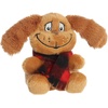 Aurora Festive Dr. Seuss Max with Scarf Palm Pals Stuffed Animal – Officially Licensed Plush for Imaginative Play – Perfect for Holiday Decorations or Gifts – Brown 4.5 Inches