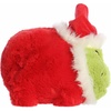 Aurora® Festive Dr. Seuss™ Santa Grinch Spudsters™ Stuffed Animal – Officially Licensed Plush for Imaginative Play – Perfect for Holiday Decorations or Gifts – Green 9 Inches