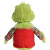 Aurora® Festive Dr. Seuss™ Ugly Sweater Light-Up Grinch Stuffed Animal – Officially Licensed Plush for Imaginative Play – Perfect for Holiday Decorations or Gifts – Green 9.5 Inches