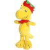 Aurora® Festive Peanuts® Elf Woodstock Stuffed Animal – Officially Licensed Toys for All Snoopy Fans – Perfect for Holiday Decorations or Gifts – Yellow 10 Inches