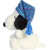 Aurora Festive Peanuts I Love Snow Snoopy Palm Pals Stuffed Animal – Officially Licensed Toys for All Snoopy Fans – Perfect for Holiday Decorations or Gifts – White 4.5 Inches