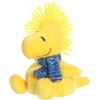 Aurora Festive Peanuts I Love Snow Woodstock Palm Pals Stuffed Animal – Officially Licensed Toys for All Snoopy Fans – Perfect for Holiday Decorations or Gifts – Yellow 5 Inches