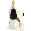 Aurora Festive Peanuts Reindeer Snoopy Stuffed Animal – Officially Licensed Toys for All Snoopy Fans – Perfect for Holiday Decorations or Gifts – White 6 Inches