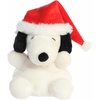 Aurora® Festive Peanuts® Santa Snoopy Palm Pals™ Stuffed Animal – Officially Licensed Toys for All Snoopy Fans – Perfect for Holiday Decorations or Gifts – White 5 Inches