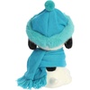 Aurora Festive Peanuts Winter Scarf Snoopy Stuffed Animal – Officially Licensed Toys for All Snoopy Fans – Perfect for Holiday Decorations or Gifts – Blue 8 Inches
