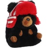 Aurora® Festive Rolly Pet™ Blake Black Bear™ Stuffed Animal – Compact Size for On-the-Go Fun – for Adults, Kids, Birthdays, and Anniversaries – 5.5 Inches