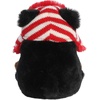 Aurora® Festive Rolly Pet™ Blake Black Bear™ Stuffed Animal – Compact Size for On-the-Go Fun – for Adults, Kids, Birthdays, and Anniversaries – 5.5 Inches