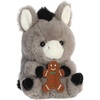 Aurora Festive Rolly Pet Denver Donkey Stuffed Animal – Adorable Companions – On-The-Go Fun – Gray 5 Inches