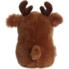 Aurora® Festive Rolly Pet™ Markus Moose™ Stuffed Animal – Compact Size for On-the-Go Fun – for Adults, Kids, Birthdays, and Anniversaries – Brown 6 Inches