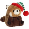 Aurora® Festive Rolly Pet™ Romi Red Panda™ Stuffed Animal – Compact Size for On-the-Go Fun – for Adults, Kids, Birthdays, and Anniversaries – 5.5 Inches