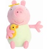 Aurora® Playful Peppa Pig™ Baby Evie with Rubber Ducky Stuffed Animal – Officially Licensed Toys for All Fans – Perfect for Birthdays, Adults and Kids All Ages – Pink 12 Inches