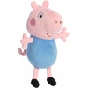 Aurora® Playful Peppa Pig™ George Pig Stuffed Animal – Officially Licensed Toys for All Fans – Perfect for Birthdays, Adults and Kids All Ages – Pink 8 Inches