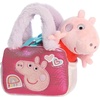 Aurora® Playful Peppa Pig™ Peppa Pig Fancy Pals™ Stuffed Animal – Officially Licensed Toys for All Fans – Perfect for Birthdays, Adults and Kids All Ages – Patches 8 Inches